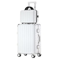 Luggage Suitcase Combination Lock Travel Case Leather Case Fashionable Carry-on Suitcase with Univer