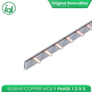 COPPER MCB BUSBAR 1P 1.2 x 5 COPPER MCB COMB RAIL/ 1 PHASE INSCOM