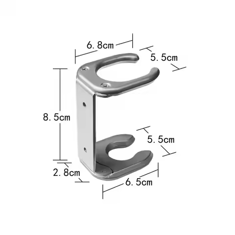 8.5*6.8cm Wall Mount For Dyson Airstrait HT01 Hair Straightener Metal Hair Straightening Bracket Org