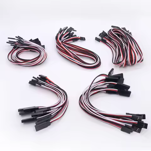 10pcs 100mm/150mm/200mm/300mm/500mm RC Servo Extension Cord Cable Wire Lead JR For Rc Helicopter Rc 