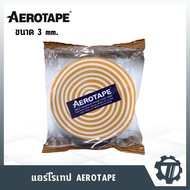 แอร์โรเทป ยี่ห้อ Aerotape Size 3 mm. เทปดำมีกาว เหนียวหนึบ ทนนาน