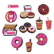 Shoe Charms - PVC Dunkin' Donuts Button Decor | Gift for Women & Kids