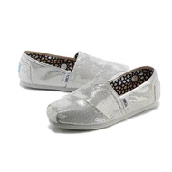 new design Toms Crochet  TOMS lazy canvas casual flat shoes women's shoes