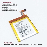 Kindle 4 5 6 4G WiFi ( MC-265360 ) Battery For D01100 / 515-1058-01 Kindle4 Kindle5 Kindle6 Kindle 4