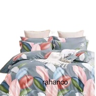 bộ 5 món chăn -ga -gối -nệm-RAHANCO 100% cotton sợi bông hàn quốc m6x2m