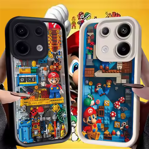 Super M-Marios Bros Case for Xiaomi Redmi Note 13 12 Pro Plus 4G 5G 13C 12C Turbo 11 11S 10 10S 9 10