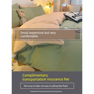 single bedsheet with comforter fluffy bedsheet set Ins Quilt Cover Student Dormitory Single Cotton F