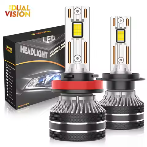 Dualvision K5C PLUS 350W H7 Canbus Led Bulb 6000K LED H3 H4 H11 HB3 9005 HB4 9006 9012 Led Double Co
