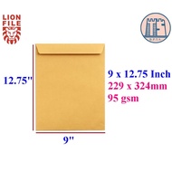 9" x 12.75" Super Brown Envelope / Sampul Surat Coklat 9 x 12.75 Inch / 80gsm 229mm x 324mm A4 Size 