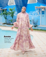 GAMIS SHIMMER MOTIF BUNGA MODEL ELEGAN DAN MEWAH-GAMIS WANITA MOTIF BUNGA TERBARU 2023