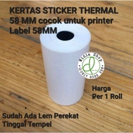 58MM THERMAL STICKER PAPER suitable for 58/57MM Label printer