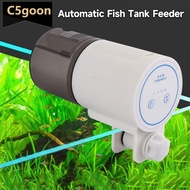 C5GOON Automatic Timer Fish Tank Feeder Silent Battery Powered Multi-function Fish Food Dispenser Tr