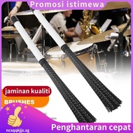 2Pcs Cajon Brush Telescoping Drum Brushes Nylon Sticks Percussion for Jazz Stick Drum Musical .ncsqq