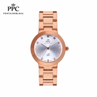 นาฬิกาข้อมือผู้หญิง นาฬิกา หรูหรา ใส่สบาย กันน้ำสายสแตนเลส แบรนด์ PPC รับประกันสินค้า 1 ปี PPC-DF05