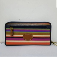 Preloved (Never Worn) Fos sil Long Wallet Striped Long Wallet
