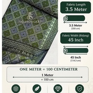 FiQa Songket Premium Kain Songket Tradisional – Limited Edition Warna Cantik | 1 Meter / 2 Meter | K