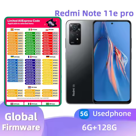 Redmi Note 11e pro 5G Android 6.67 inch RAM 6GB ROM 128GB Used phone