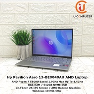 HP PAVILION AERO LAPTOP 13-BE0040AU AMD RYZEN 7 5800U 8GB RAM 512GB NVME SSD USED LAPTOP REFURBISHED