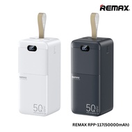 REMAX Piloteer Series 27W+22.5W PD+QCFast Charging 50000mAh Power Bank - RPP-117 PowerBank
