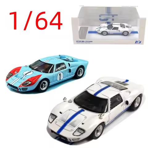 Findclassically Diecast 1/64 Scale for GT40 MKI Racing Car Model Alloy Ford GT40 MKI Sports Car Mode