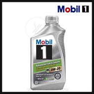 MOBIL 1 0W20 API-SN Fully Synthetic Engine Oil ( 1QT/946ml ) Dexos