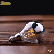 SEEO LED Light Bulb, 4W semi-plated Crystal Light Bulb, 2023 Candle Incandescent E12/E14/E26/E27 LED