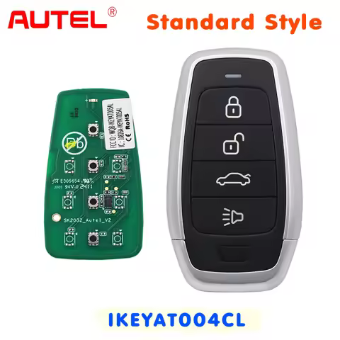 AUTEL MaxiIM IKEY Independent Smart Key Standard Style IKEYAT004CL Used with KM100 KM100E IM508 IM60