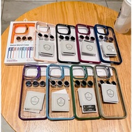 Case Eason New Hybrid Impact glass Pro with camera protector holder back cover for Iphone 14 Pro 14 