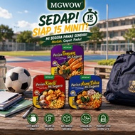 MGWoW HALAL Sedia Makan Instant Noodles Ready To Eat Makanan Segera Praktis 215g Travel Tomyam Kimch