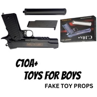 Fake Gun Alloy Steel Prop Toy Gun C10a++