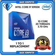 Processor INTEL CORE i9 10900K 3.7 GHz BOX SOCKET 1200 3 Years Warranty