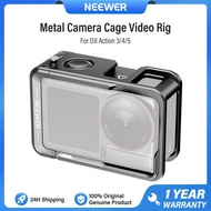 NEEWER Camera Cage for Action 5 Pro/4/3 Lồng kim loại bảo vệ cho máy quay Video Rig tương thích với