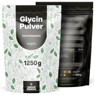 Glycine Powder 1250% Pure Amino Acid-Sweet Amino Acid-No Additives, Vegan, Made in Germany