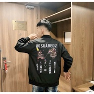 HOT Jacket Dsquared2 Swordsman Samuzai Genuine Genuine 2-Layer Product - Windbreaker DSQ Trend Winte