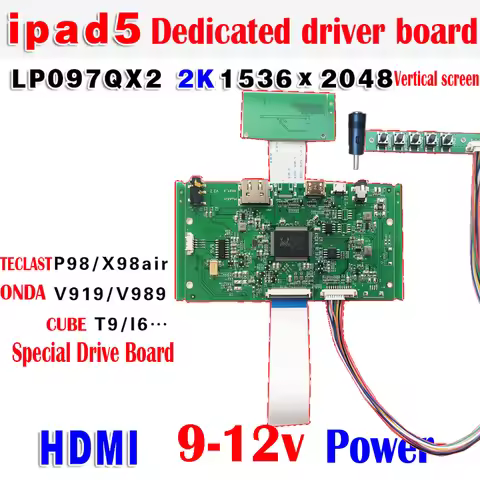 IPAD 5 9.7 Inch LP097QX2-SPAV Dedicated Driver Board ONDA V915 V989 CUBE T8 I6 TECLAST P98 X98 AIR 2