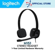 Logitech H151 Headset Single Pin - Black