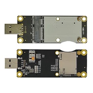 EXVIST 4G LTE Industrial Mini PCIe to USB Adapter W/SIM Card Slot for WWAN/LTE 3G/4G Module Applicab
