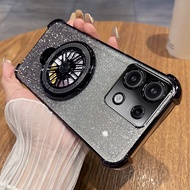 Oppo Reno 13 Plating Rotating Gyroscope Bracket Anti-Fall Plating Casing For OPPO Reno13 Pro 12 13Pr