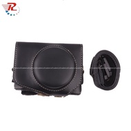 Canon G7X2 G7Xii G7X Mark ii Pu Leather Camera Case Bag Pouch For Canon G7X2 G7Xii G7X Mark ii With 