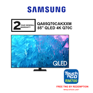 Samsung 85" QLED 4K Q70C TV QA85Q70CAKXXM Television (FREE TNG BY REDEMPTION)