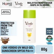 【READY STOCK】OMI Verdio UV Mild Gel Sunscreen SPF30 PA+++ 80g【EXP: 2024】