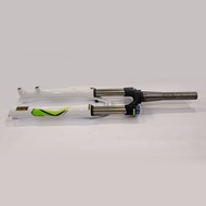 UDING Suspension Fork 26/27.5" Suspension Fork with Lock Threadless Bicycle 26/27.5inch MTB Disc Bra