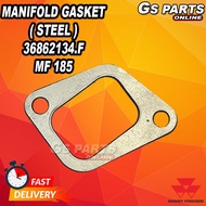 🚜MANIFOLD GASKET STEEL 36862134.F MF 185 | GS PARTS