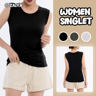 MORA Korean Women Sleeveless Singlet Inner Crop Top Shirt Turtleneck Camisole female Tight-fitting