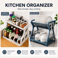 LODER Condiment bottle rack, Kitchen storage rack, Kitchen organizer, Seasoning bottle rack, rak dap
