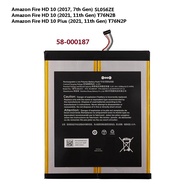 Fire HD 10 (2017 7th Gen) / HD10 (2021 11th Gen) T76N2B T76N2P 58-000187 2855C7 58-000377 26S1015 Ba