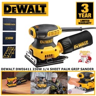 DEWALT DWE6411-B1 230W 1/4 Sheet Palm Grip Sander (DWE6411)