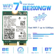 WIFI Card 7 Intel BE200 high speed 8774 Mbps 6Ghz 5Ghz Bluetooth 5.4 original unopened