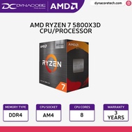 AMD Ryzen 7 5800X3D Cache Eight Core AM4 CPU/Processor AM4, Zen 3, 8 Core, 16 Thread, 3.4GHz, 4.5GHz