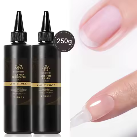 BORN PRETT 250g Nail Prep Dehydrator Quick Air Drying Nail-Primers Gel Nail Polish Base Top Gel Nail